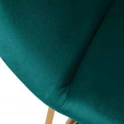 Jack & Alice Fauteuil Cabuya - Velours - Bleu pétrole -Pas Cher Fauteuils Magasin 1000179440 200211 10392600041 DETAILS P000000001000179440