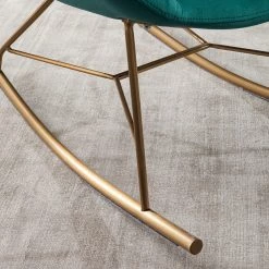 Jack & Alice Fauteuil Cabuya - Velours - Bleu pétrole -Pas Cher Fauteuils Magasin 1000179440 200406 14490500008 DETAILS P000000001000179440