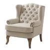 Maison Belfort Fauteuil Noda - Tissu - Crème -Pas Cher Fauteuils Magasin 1000179520 200701 11543100009 IMAGE P000000001000179520