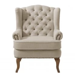 Maison Belfort Fauteuil Noda - Tissu - Crème -Pas Cher Fauteuils Magasin 1000179520 200701 11543100010 DETAILS P000000001000179520