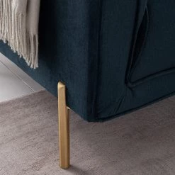 Jack & Alice Fauteuil Borlo - Bleu marine 33 Jack & Alice Fauteuil Borlo - Bleu marine -Pas Cher Fauteuils Magasin 1000180145 201030 05552600030 DETAILS P000000001000180145