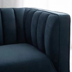 Jack & Alice Fauteuil Borlo - Bleu marine 34 Jack & Alice Fauteuil Borlo - Bleu marine -Pas Cher Fauteuils Magasin 1000180145 201030 05552700031 DETAILS P000000001000180145