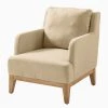 Maison Belfort Fauteuil Niebla - Tissu - Beige