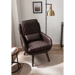 Ars manufacti Fauteuil Belrose I - Imitation cuir - Marron foncé -Pas Cher Fauteuils Magasin 1000180872 200723 13373800002 MOOD DETAILS P000000001000180872 mood