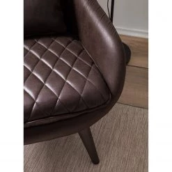 Ars manufacti Fauteuil Belrose I - Imitation cuir - Marron foncé -Pas Cher Fauteuils Magasin 1000180872 200723 13374000005 DETAILS P000000001000180872