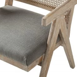 Maison Belfort Fauteuil Ruber - Tissu - Gris -Pas Cher Fauteuils Magasin 1000180875 200706 13482800005 DETAILS P000000001000180875