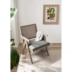 Maison Belfort Fauteuil Ruber - Tissu - Gris -Pas Cher Fauteuils Magasin 1000180875 200727 12274100020 MOOD DETAILS P000000001000180875 mood