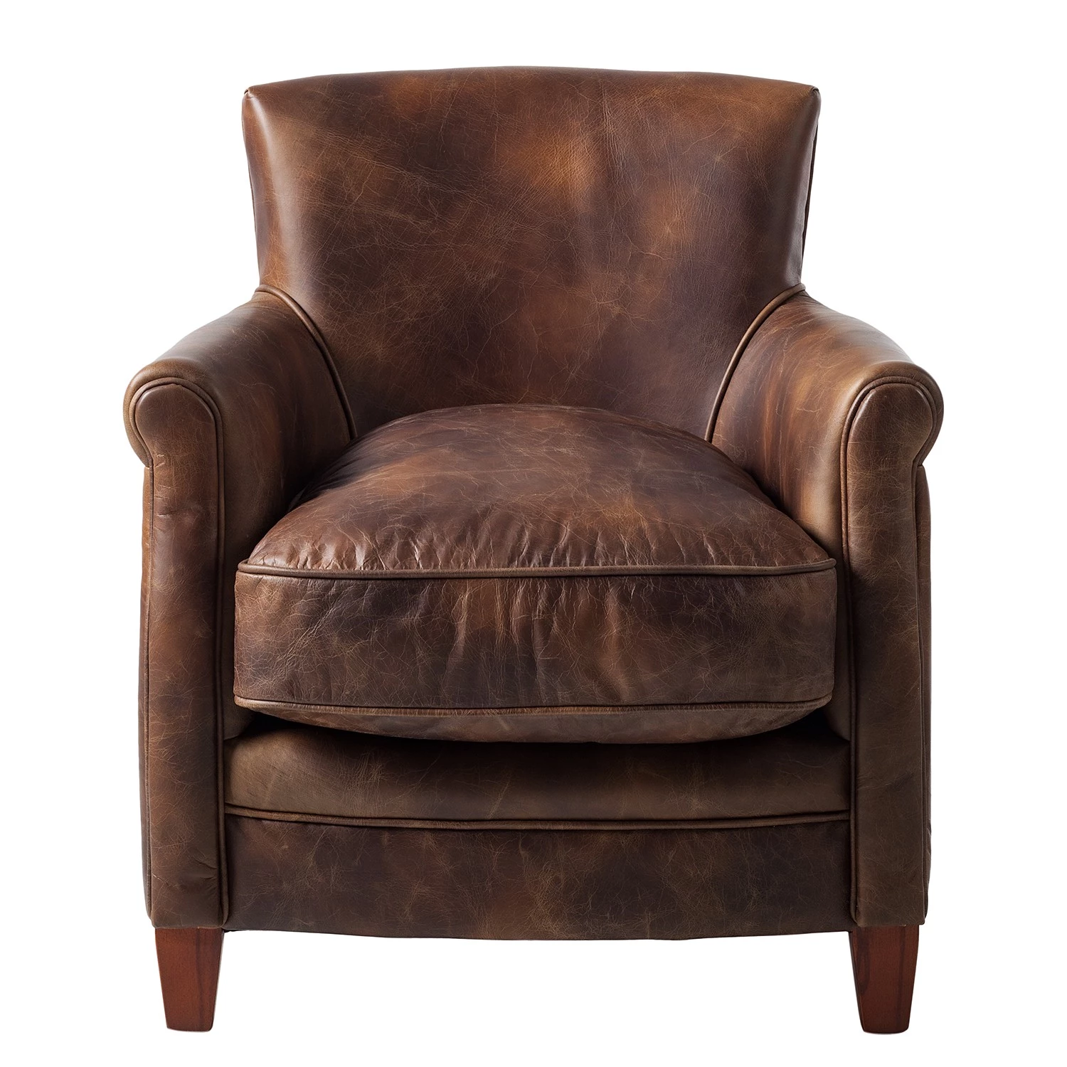 Maison Belfort Fauteuil Katira - Cuir - Marron 6 Maison Belfort Fauteuil Katira - Cuir - Marron – Image 4