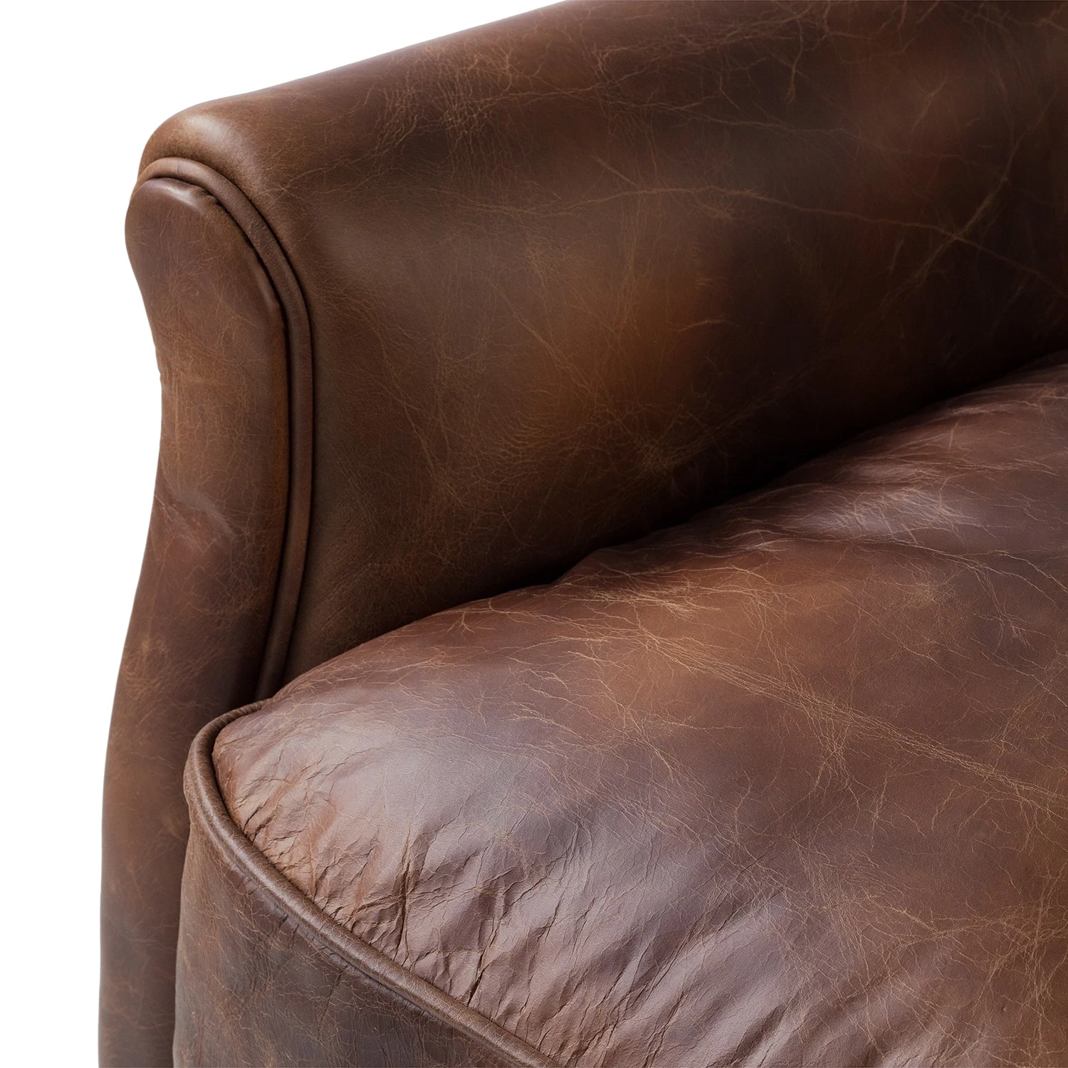 Maison Belfort Fauteuil Katira - Cuir - Marron 10 Maison Belfort Fauteuil Katira - Cuir - Marron – Image 8