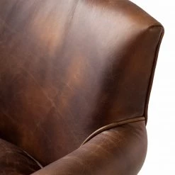 Maison Belfort Fauteuil Katira - Cuir - Marron 25 Maison Belfort Fauteuil Katira - Cuir - Marron -Pas Cher Fauteuils Magasin 1000180876 200708 10522700026 DETAILS P000000001000180876