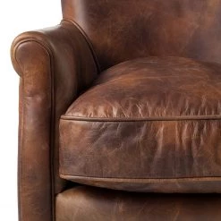 Maison Belfort Fauteuil Katira - Cuir - Marron 26 Maison Belfort Fauteuil Katira - Cuir - Marron -Pas Cher Fauteuils Magasin 1000180876 200708 10522800027 DETAILS P000000001000180876