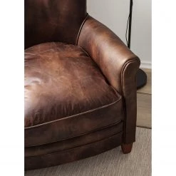 Maison Belfort Fauteuil Katira - Cuir - Marron 28 Maison Belfort Fauteuil Katira - Cuir - Marron -Pas Cher Fauteuils Magasin 1000180876 200723 13374900017 DETAILS P000000001000180876