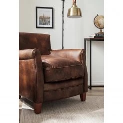 Maison Belfort Fauteuil Katira - Cuir - Marron 29 Maison Belfort Fauteuil Katira - Cuir - Marron -Pas Cher Fauteuils Magasin 1000180876 200723 13375000018 DETAILS P000000001000180876