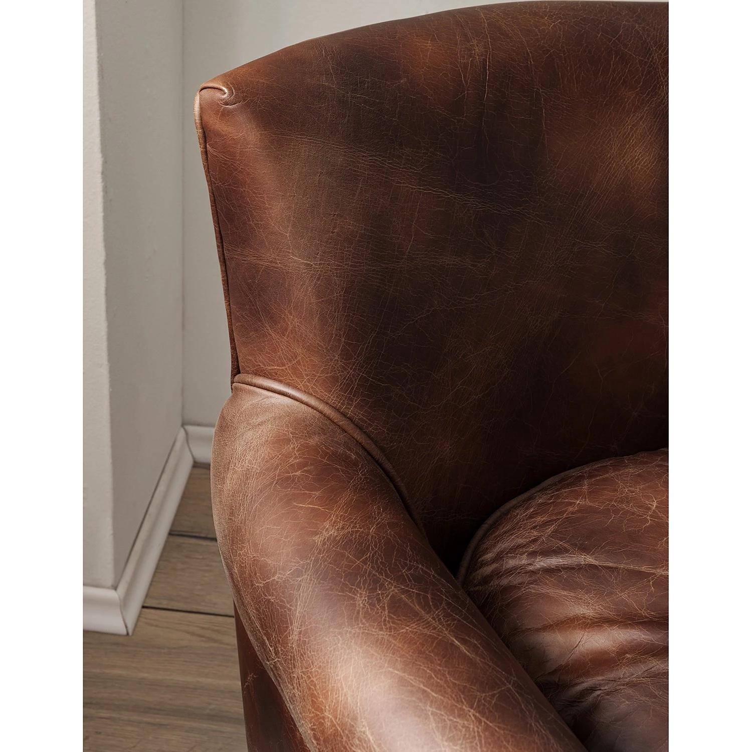 Maison Belfort Fauteuil Katira - Cuir - Marron 16 Maison Belfort Fauteuil Katira - Cuir - Marron – Image 14