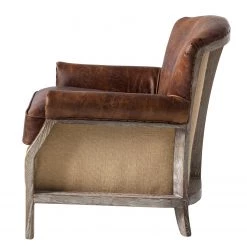 Maison Belfort Fauteuil Aleixo - Cuir - Marron -Pas Cher Fauteuils Magasin 1000180879 200708 10523000031 DETAILS P000000001000180879