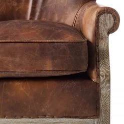 Maison Belfort Fauteuil Aleixo - Cuir - Marron -Pas Cher Fauteuils Magasin 1000180879 200708 10523200037 DETAILS P000000001000180879