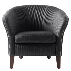 Ars manufacti Fauteuil Membre II - Cuir véritable - Noir -Pas Cher Fauteuils Magasin 1000180880 201021 13455300010 DETAILS P000000001000180880