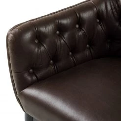 Ars manufacti Fauteuil Jundiai - Imitation cuir - Marron foncé -Pas Cher Fauteuils Magasin 1000180881 200708 10523600044 DETAILS P000000001000180881