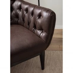 Ars manufacti Fauteuil Jundiai - Imitation cuir - Marron foncé -Pas Cher Fauteuils Magasin 1000180881 200723 13375500024 DETAILS P000000001000180881