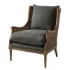 Maison Belfort Fauteuil Derventa - Tissu - Gris foncé -Pas Cher Fauteuils Magasin 1000180882 200706 13483000009 IMAGE P000000001000180882