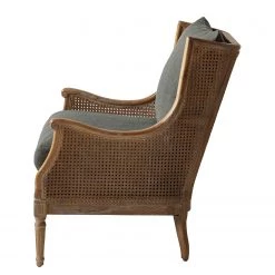 Maison Belfort Fauteuil Derventa - Tissu - Gris foncé -Pas Cher Fauteuils Magasin 1000180882 200706 13483300013 DETAILS P000000001000180882