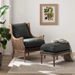 Maison Belfort Fauteuil Derventa - Tissu - Gris foncé -Pas Cher Fauteuils Magasin 1000180882 200727 12274500024 MOOD DETAILS P000000001000180882 mood