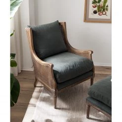 Maison Belfort Fauteuil Derventa - Tissu - Gris foncé -Pas Cher Fauteuils Magasin 1000180882 200727 12274500025 MOOD DETAILS P000000001000180882 mood