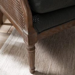 Maison Belfort Fauteuil Derventa - Tissu - Gris foncé -Pas Cher Fauteuils Magasin 1000180882 200727 12274800029 DETAILS P000000001000180882