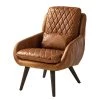 Ars manufacti Fauteuil Belrose II - Cuir véritable - Cognac -Pas Cher Fauteuils Magasin 1000180883 200708 10523700048 IMAGE P000000001000180883