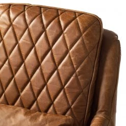 Ars manufacti Fauteuil Belrose II - Cuir véritable - Cognac -Pas Cher Fauteuils Magasin 1000180883 200708 10524000053 DETAILS P000000001000180883