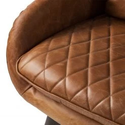 Ars manufacti Fauteuil Belrose II - Cuir véritable - Cognac -Pas Cher Fauteuils Magasin 1000180883 200708 10524100054 DETAILS P000000001000180883