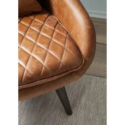 Ars manufacti Fauteuil Belrose II - Cuir véritable - Cognac -Pas Cher Fauteuils Magasin 1000180883 200723 13380100029 DETAILS P000000001000180883