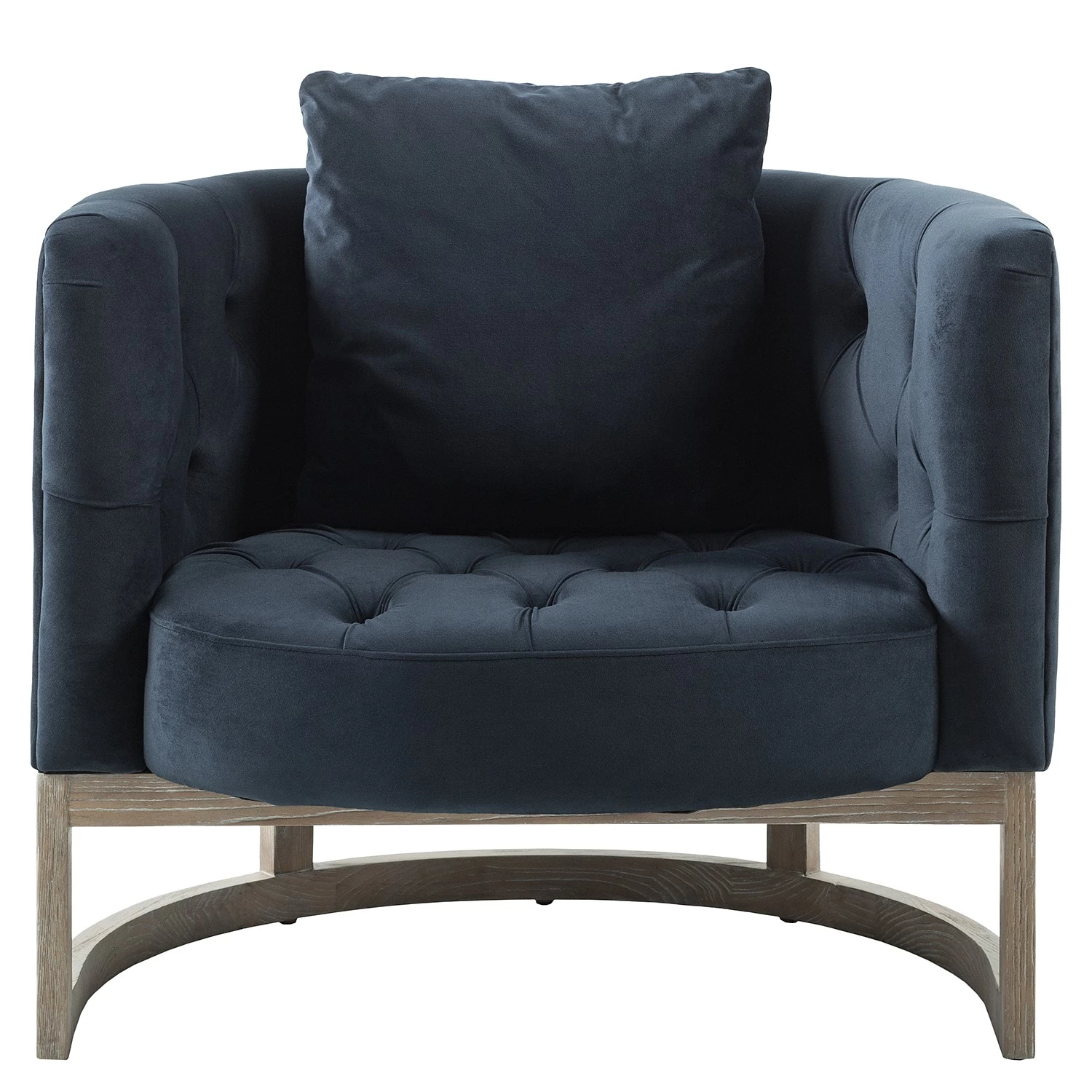 Maison Belfort Fauteuil Drysdale - Velours - Bleu marine 6 Maison Belfort Fauteuil Drysdale - Velours - Bleu marine – Image 4