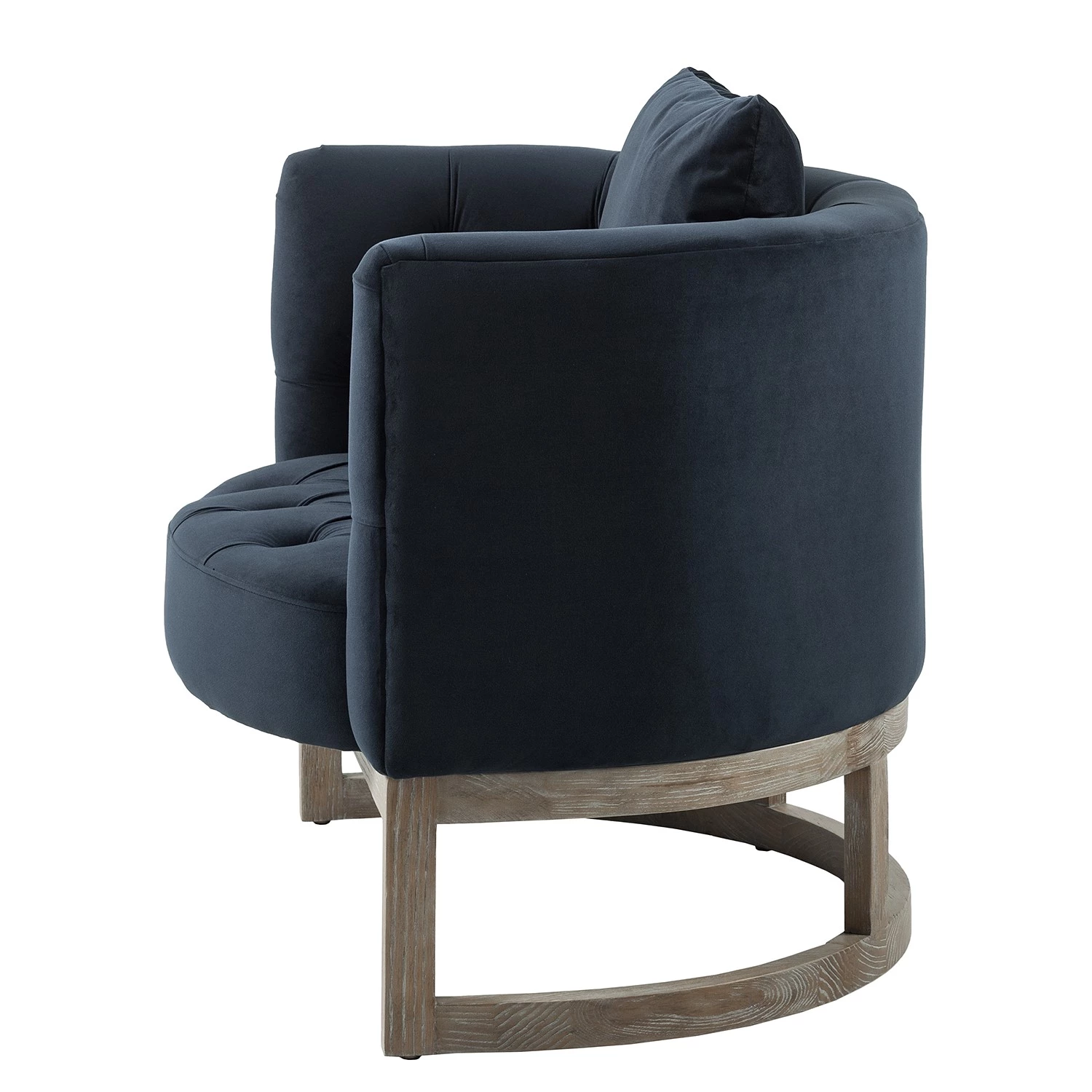 Maison Belfort Fauteuil Drysdale - Velours - Bleu marine 7 Maison Belfort Fauteuil Drysdale - Velours - Bleu marine – Image 5