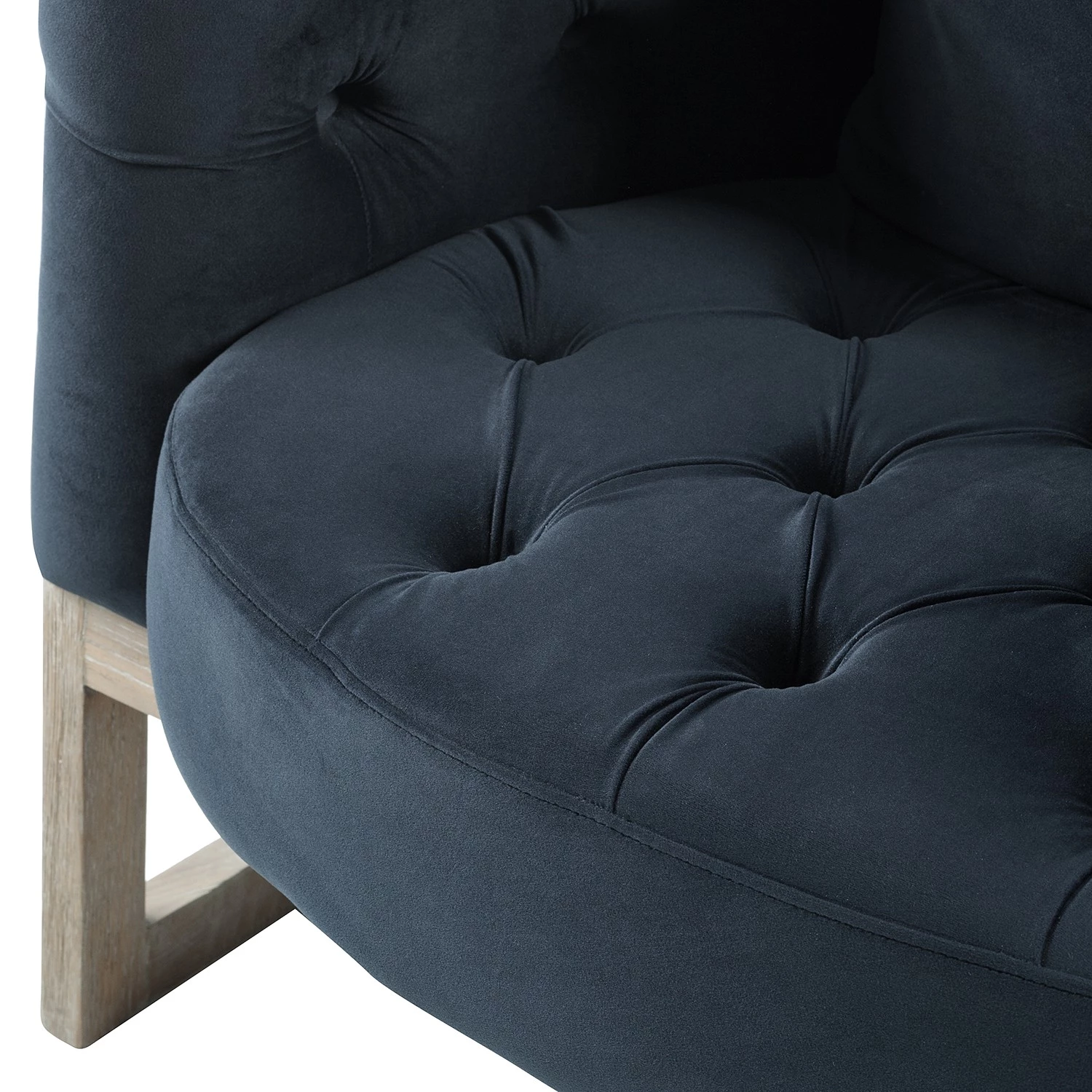 Maison Belfort Fauteuil Drysdale - Velours - Bleu marine 17 Maison Belfort Fauteuil Drysdale - Velours - Bleu marine – Image 15