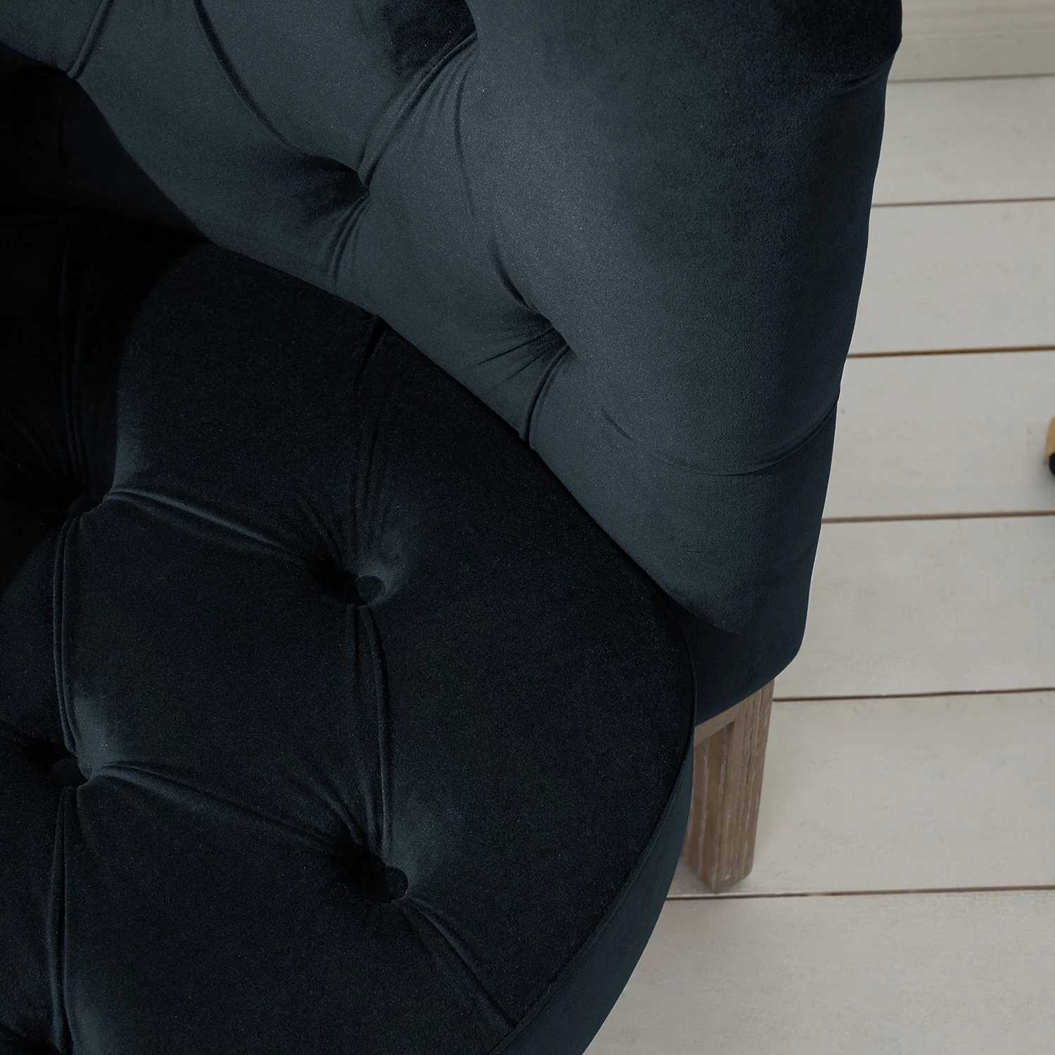 Maison Belfort Fauteuil Drysdale - Velours - Bleu marine 13 Maison Belfort Fauteuil Drysdale - Velours - Bleu marine – Image 11