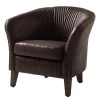 Ars manufacti Fauteuil Membre I - Imitation cuir - Marron foncé -Pas Cher Fauteuils Magasin 1000180892 210129 13513800012 IMAGE P000000001000180892