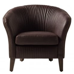 Ars manufacti Fauteuil Membre I - Imitation cuir - Marron foncé -Pas Cher Fauteuils Magasin 1000180892 210129 13513900013 DETAILS P000000001000180892
