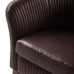 Ars manufacti Fauteuil Membre I - Imitation cuir - Marron foncé -Pas Cher Fauteuils Magasin 1000180892 210129 13514200018 DETAILS P000000001000180892