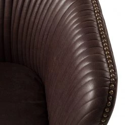 Ars manufacti Fauteuil Membre I - Imitation cuir - Marron foncé -Pas Cher Fauteuils Magasin 1000180892 210129 13514300019 DETAILS P000000001000180892