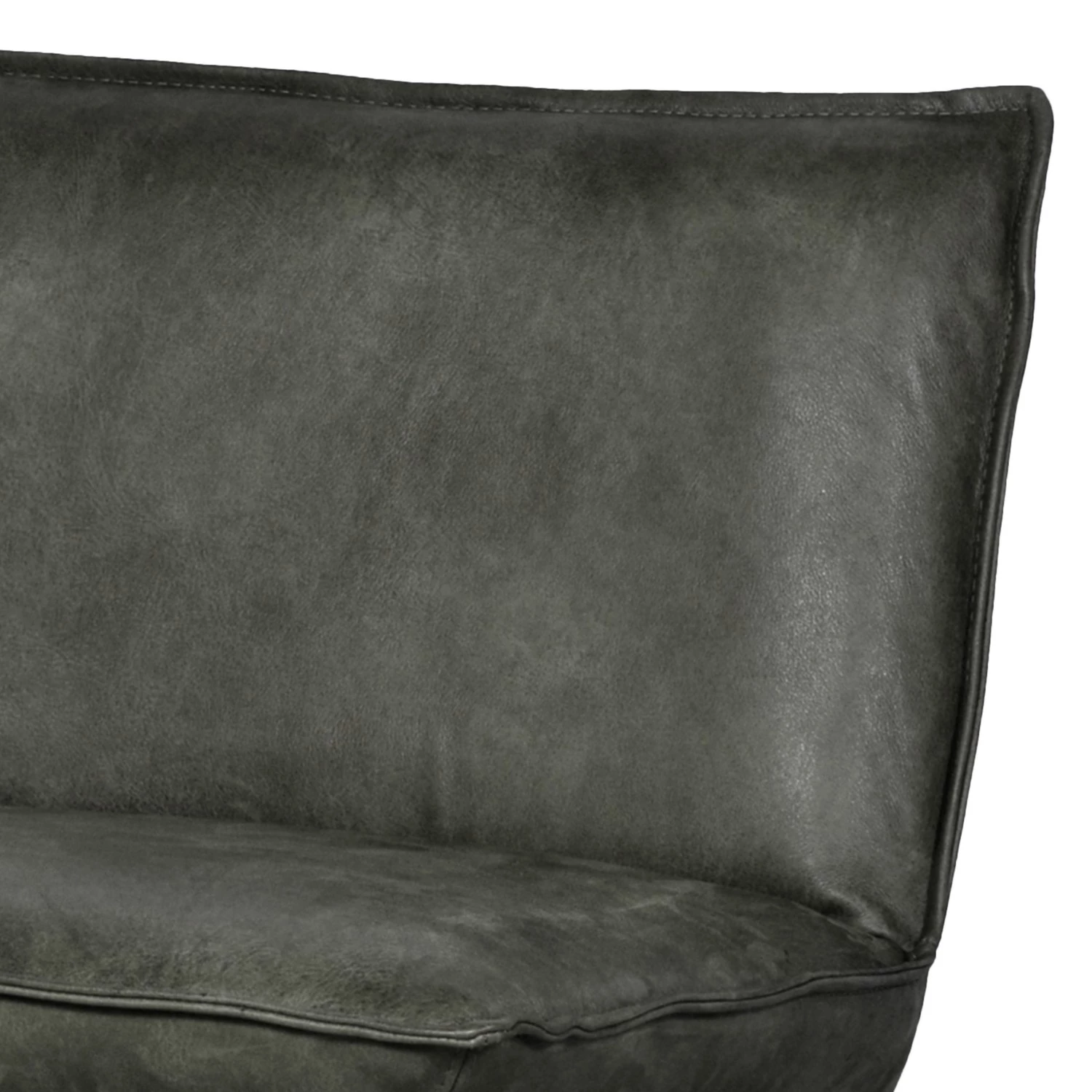 Mørteens Fauteuil Vestbyen - Cuir véritable - Anthracite 4 Mørteens Fauteuil Vestbyen - Cuir véritable - Anthracite – Image 2