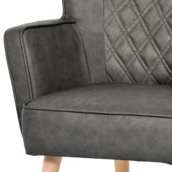 Mørteens Fauteuil Cristalina V - Aspect cuir vieilli - Avec accoudoirs -Pas Cher Fauteuils Magasin 1000181947 191010 12205000083 DETAILS P000000001000181947