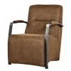 Ars manufacti Fauteuil Quillota - Aspect cuir vieilli - Latte macchiatto -Pas Cher Fauteuils Magasin 1000181977 191010 12205200174 IMAGE P000000001000181977