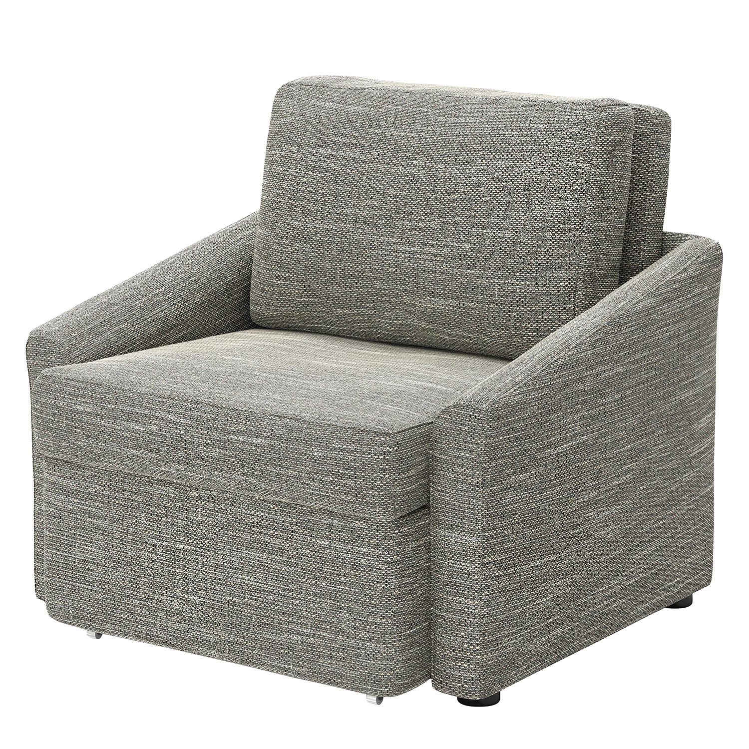 Loftscape Fauteuil convertible Rifton III - Tissu structuré - Gris 3 Loftscape Fauteuil convertible Rifton III - Tissu structuré - Gris