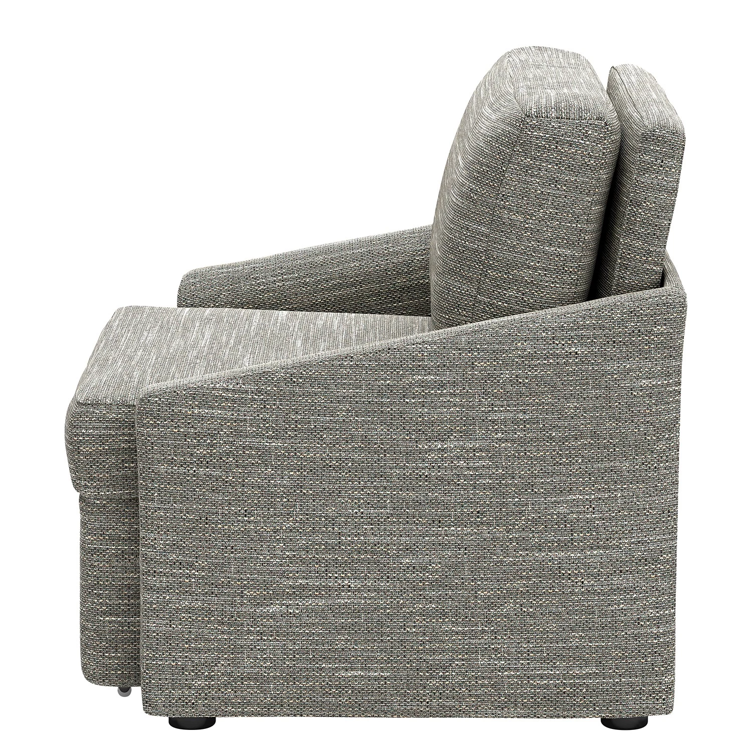 Loftscape Fauteuil convertible Rifton III - Tissu structuré - Gris 6 Loftscape Fauteuil convertible Rifton III - Tissu structuré - Gris – Image 4