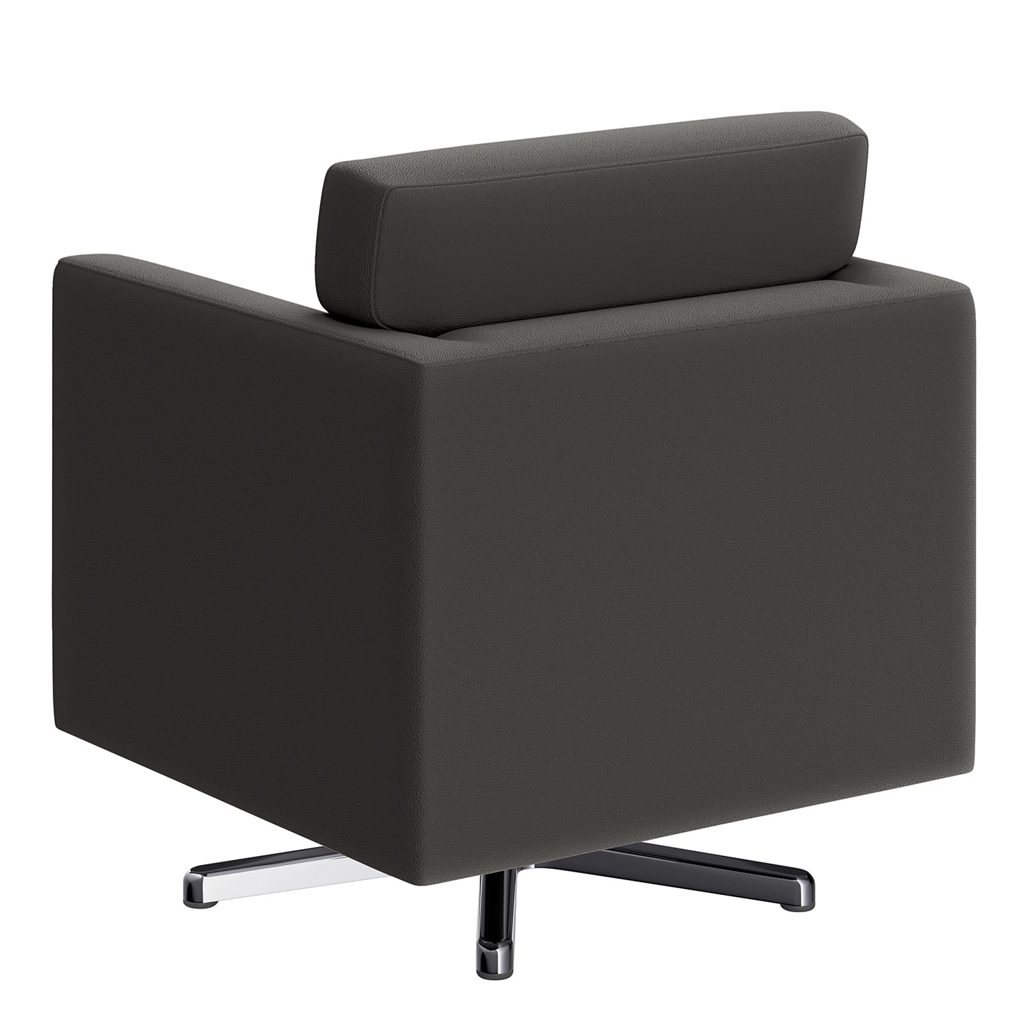 Loftscape Fauteuil Nibley II - Cuir pigmenté - Anthracite 8 Loftscape Fauteuil Nibley II - Cuir pigmenté - Anthracite – Image 6