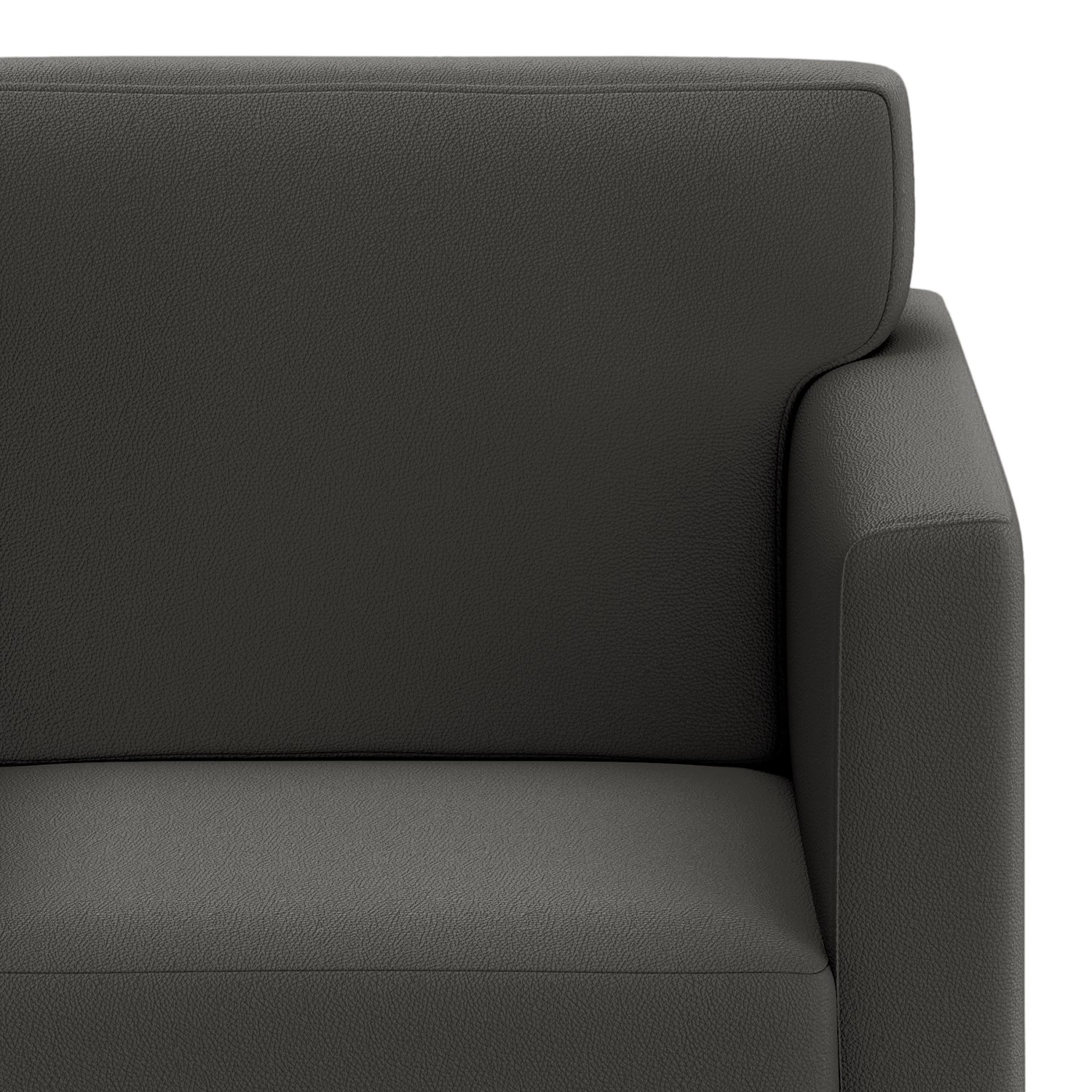 Loftscape Fauteuil Nibley II - Cuir pigmenté - Anthracite 10 Loftscape Fauteuil Nibley II - Cuir pigmenté - Anthracite – Image 8