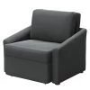 Modoform Fauteuil convertible Rifton II - Microfibre - Gris foncé -Pas Cher Fauteuils Magasin 1000183187 190927 15234200703 IMAGE P000000001000183187