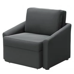Modoform Fauteuil convertible Rifton II - Microfibre - Gris foncé