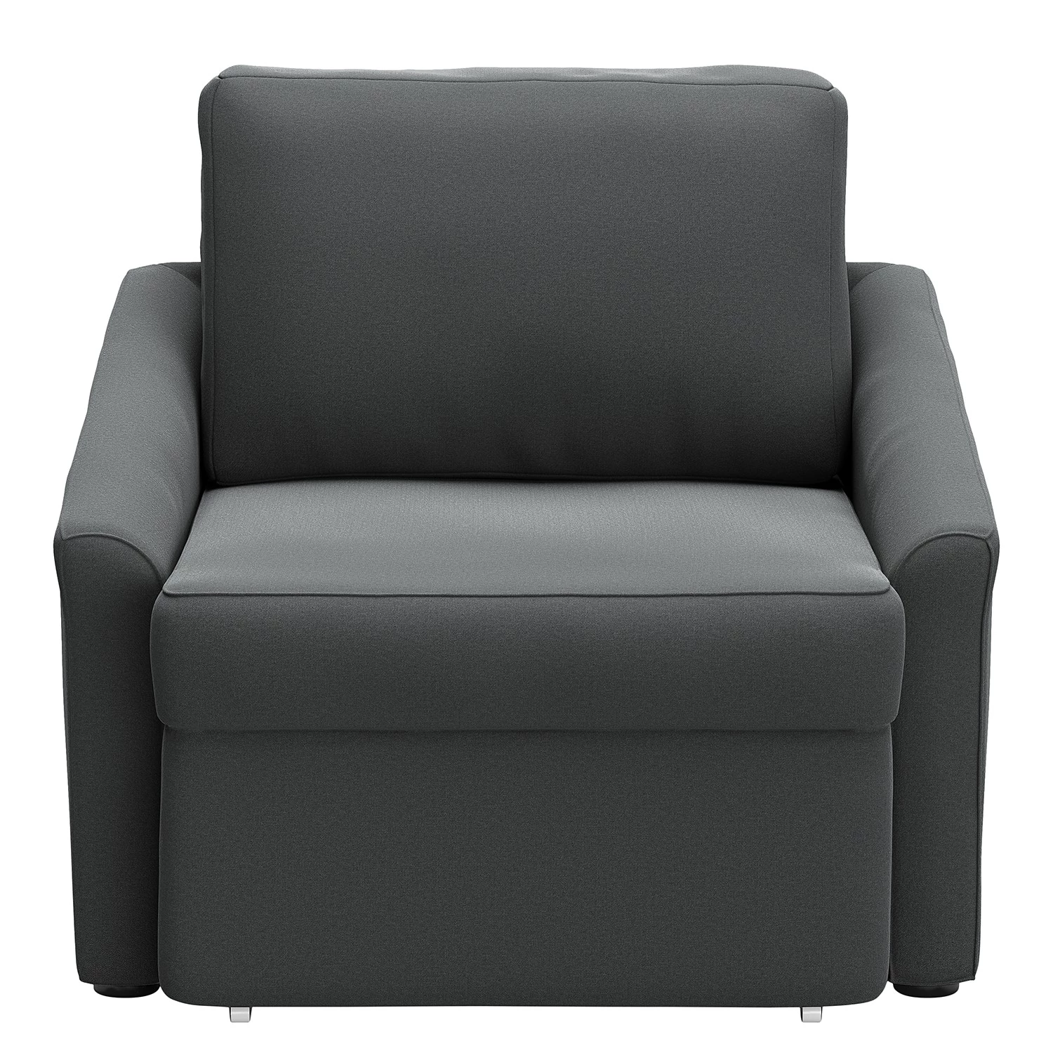Modoform Fauteuil convertible Rifton II - Microfibre - Gris foncé 5 Modoform Fauteuil convertible Rifton II - Microfibre - Gris foncé – Image 3